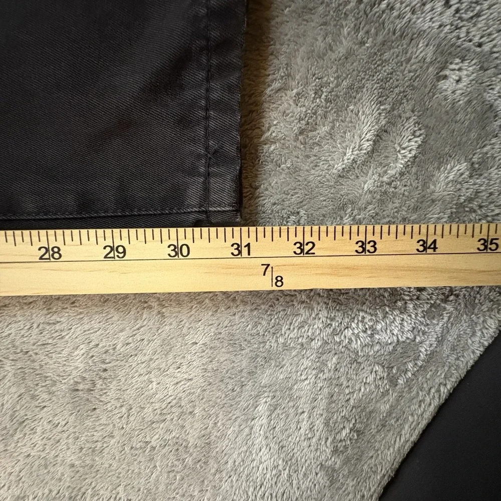 Banana Republic Laredo Men's 34x31 Black Straight Leg Button Fly Cotton Jeans